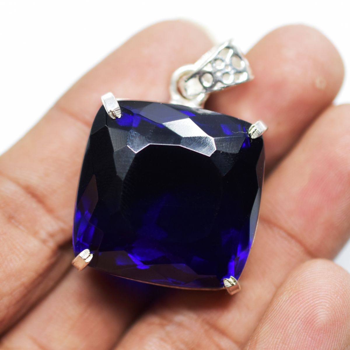 handmade topaz pendant