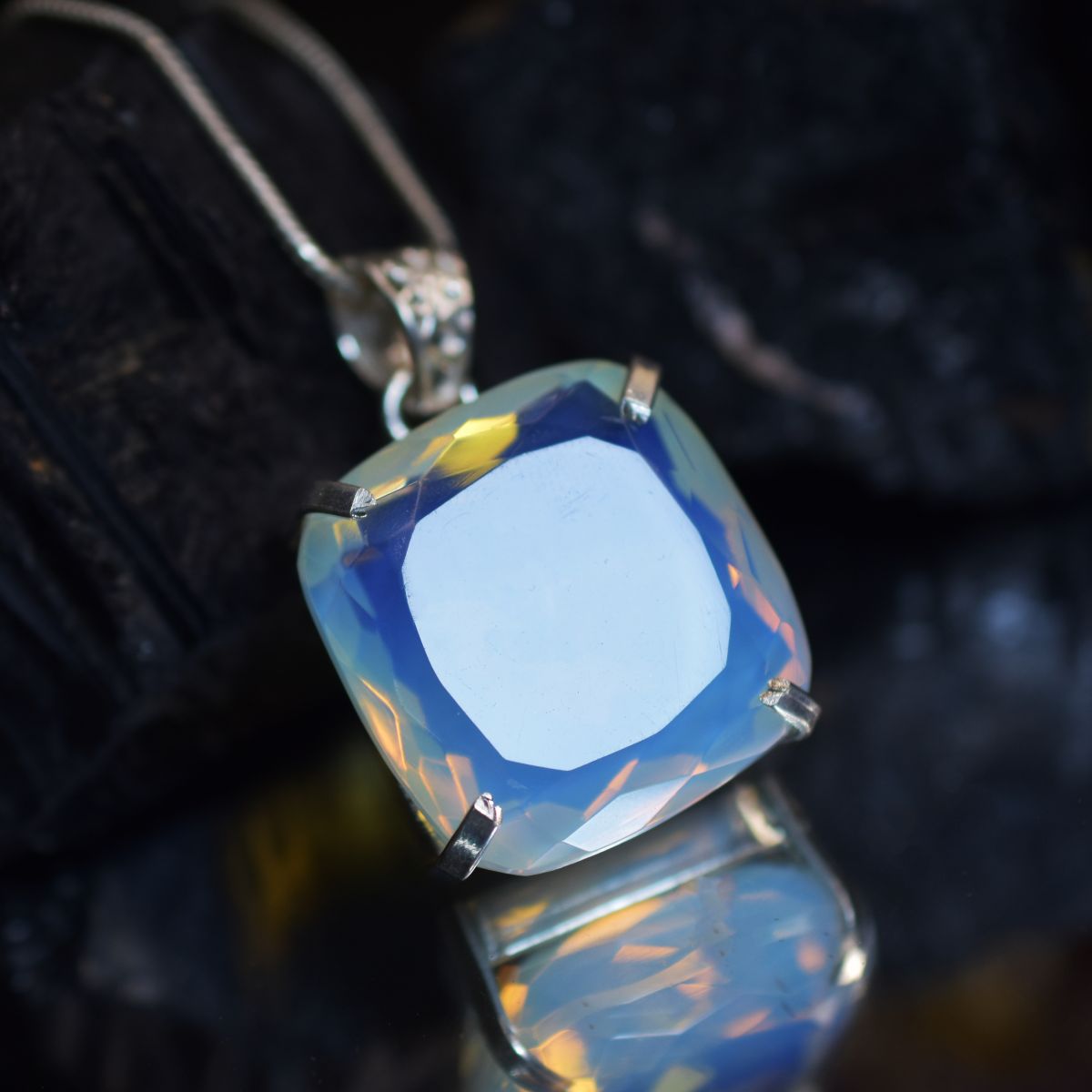 natural opal pendant