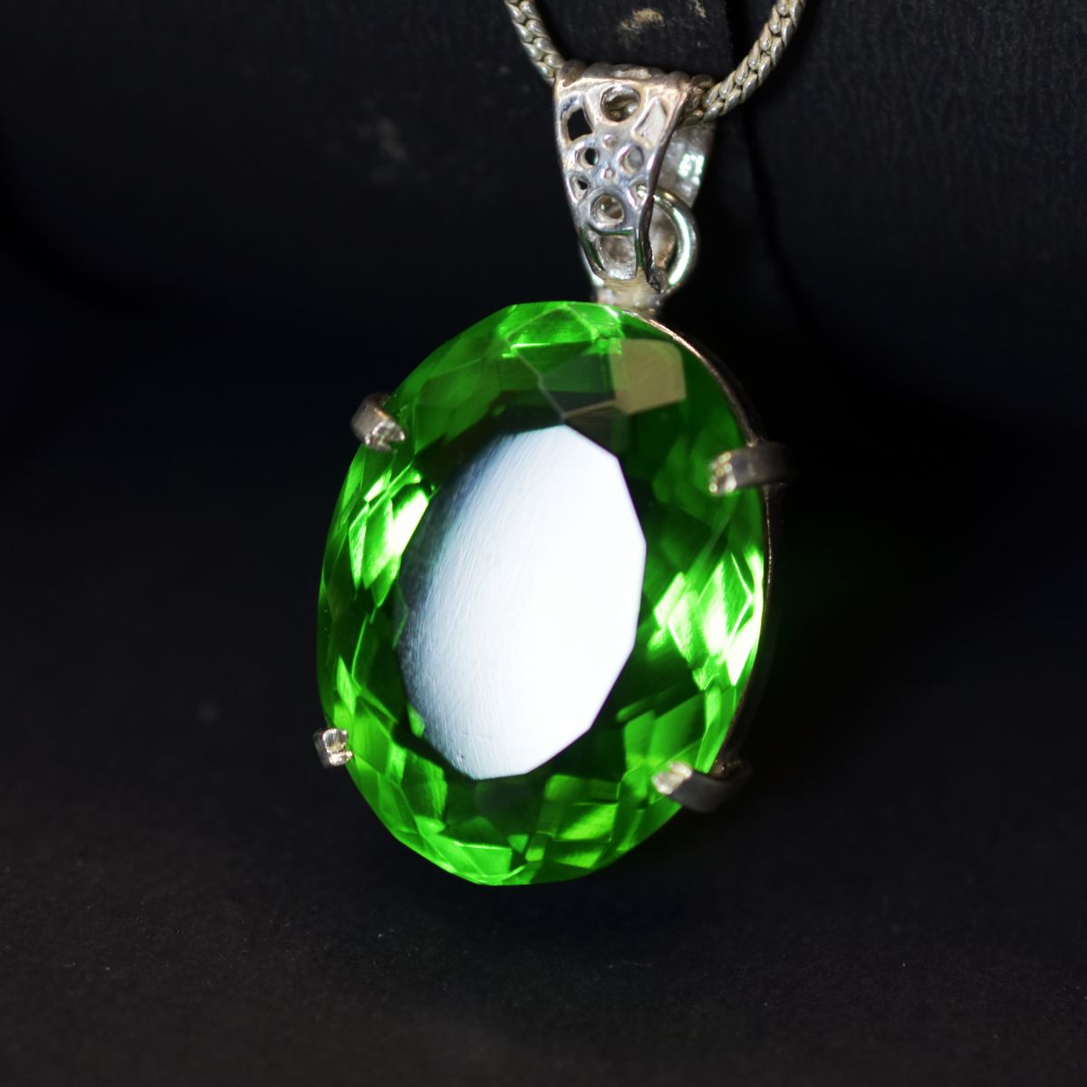 natural topaz pendant