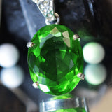 sterling silver topaz pendant