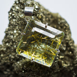 natural topaz pendant