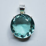 sterling silver topaz pendant