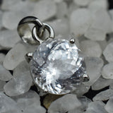sterling silver sapphire pendant
