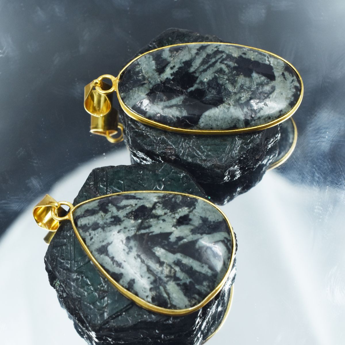 handmade jasper pendant