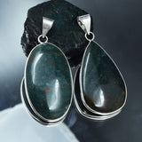 sterling silver gemstone pendant