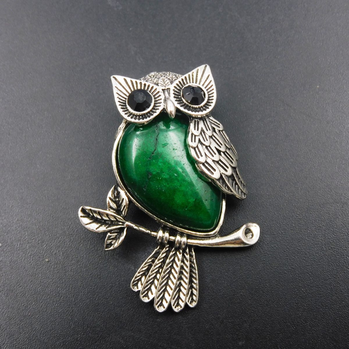 sterling silver jade pendant