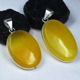 sterling silver onyx pendant