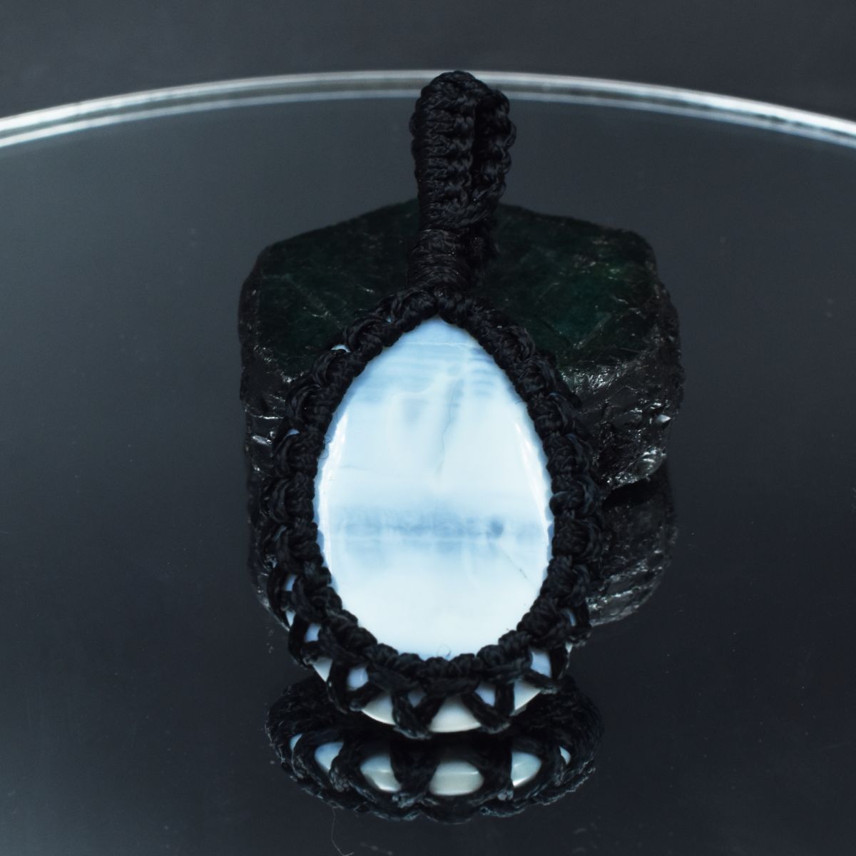 CERTIFIED Natural Blue Opal 34.25 Ct Pendant Pear Cut Loose  Gemstone