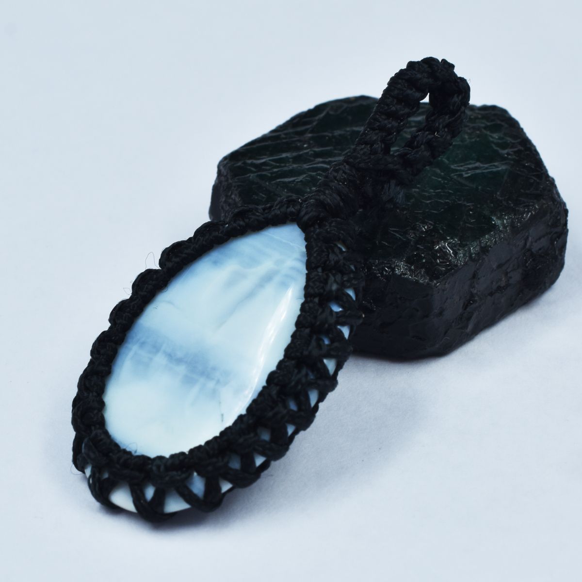 CERTIFIED Natural Blue Opal 34.25 Ct Pendant Pear Cut Loose  Gemstone