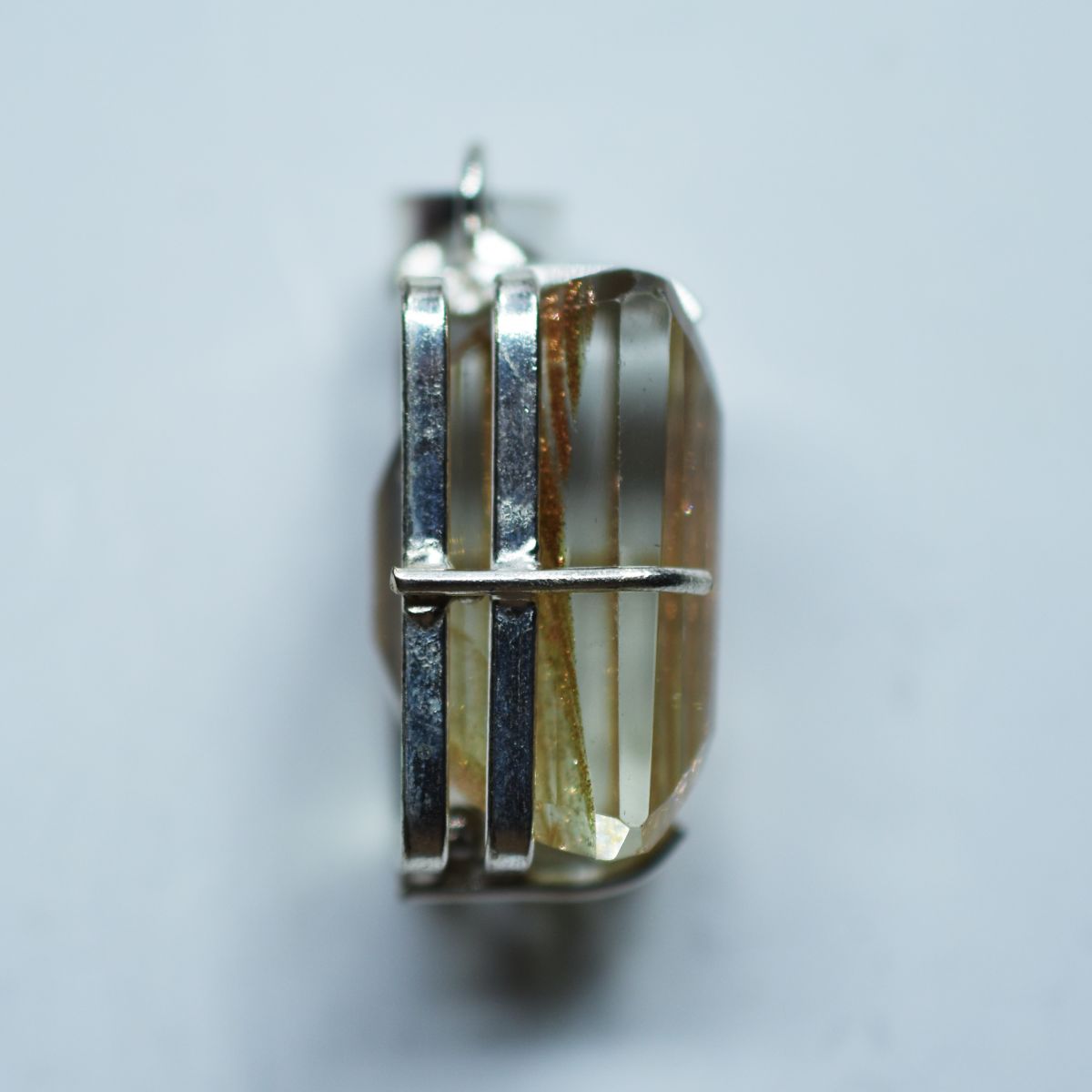 104.45 Ct CERTIFIED Natural SUNSTONE Gems 925 Sterling Silver Pendant For Gift