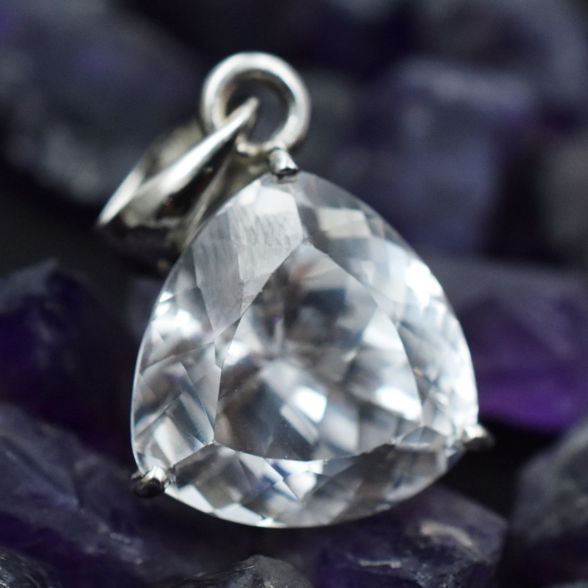 handmade sapphire pendant