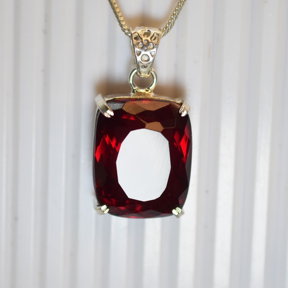 natural topaz pendant