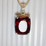 natural topaz pendant