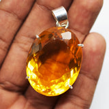 natural topaz pendant