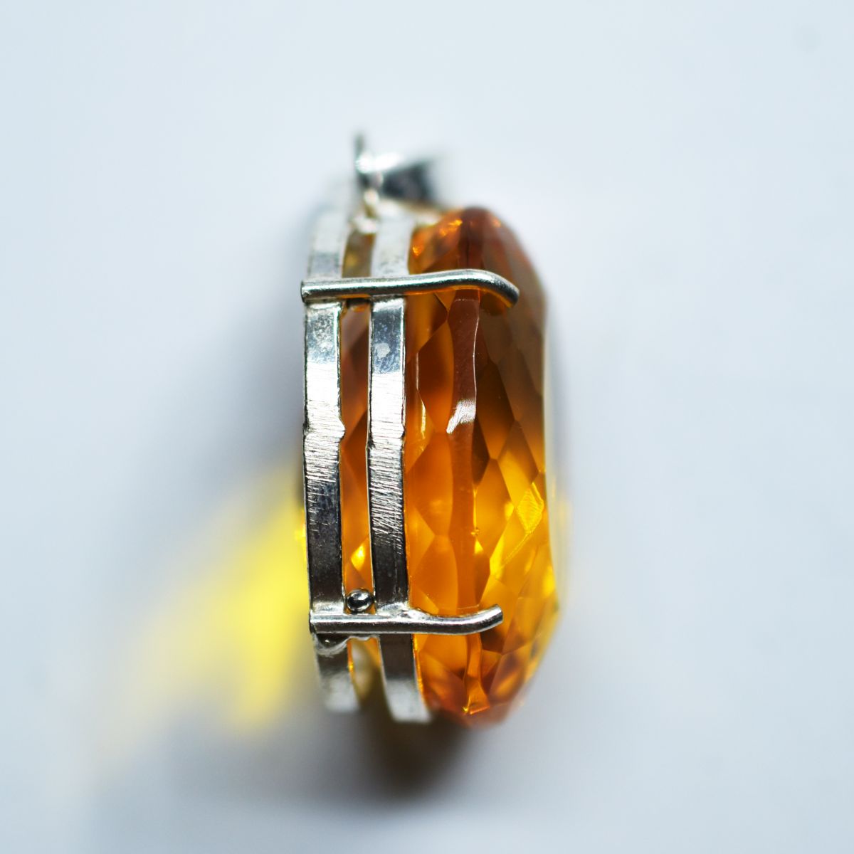 handmade topaz pendant