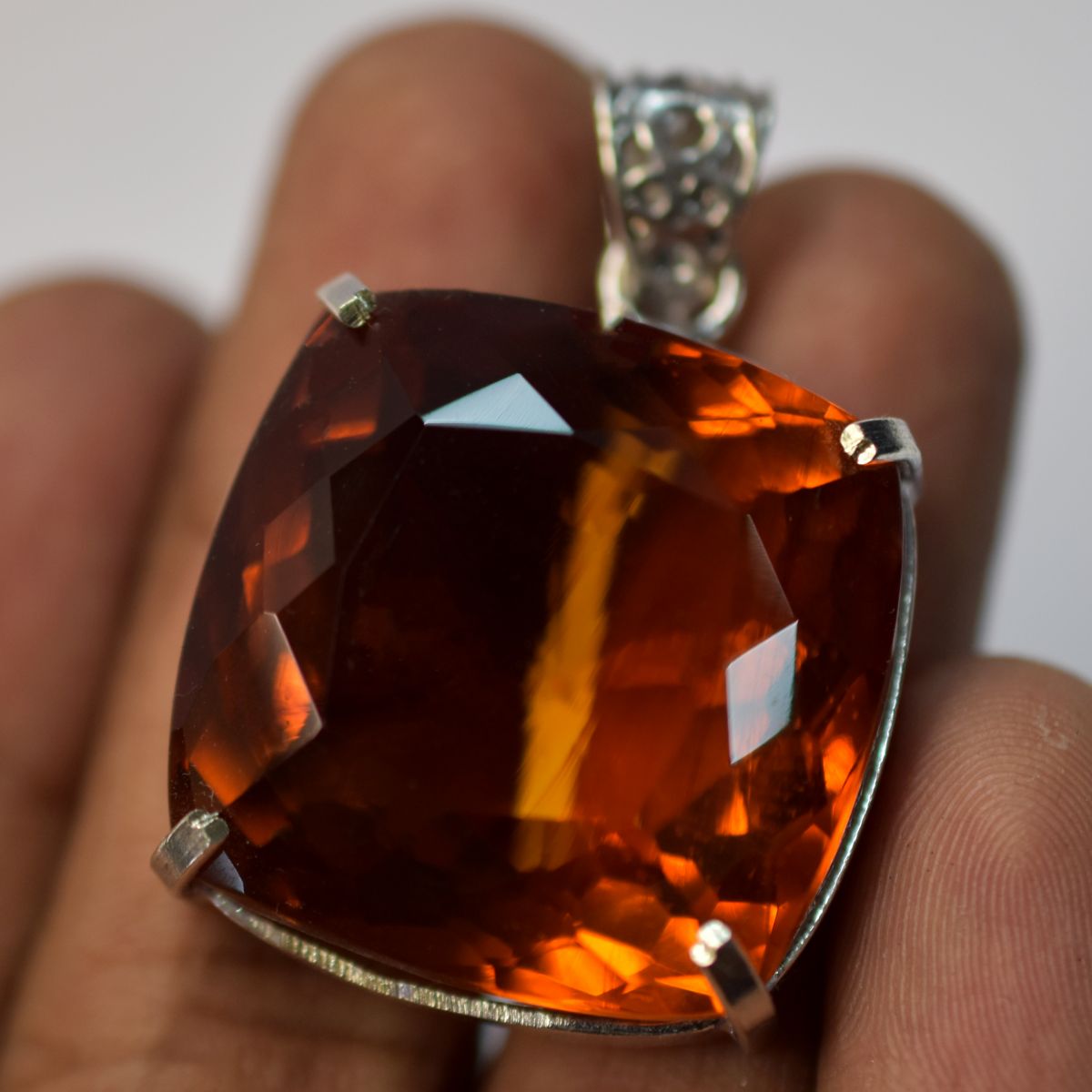 topaz pendant for women