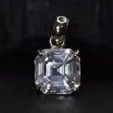 sterling silver sapphire pendant
