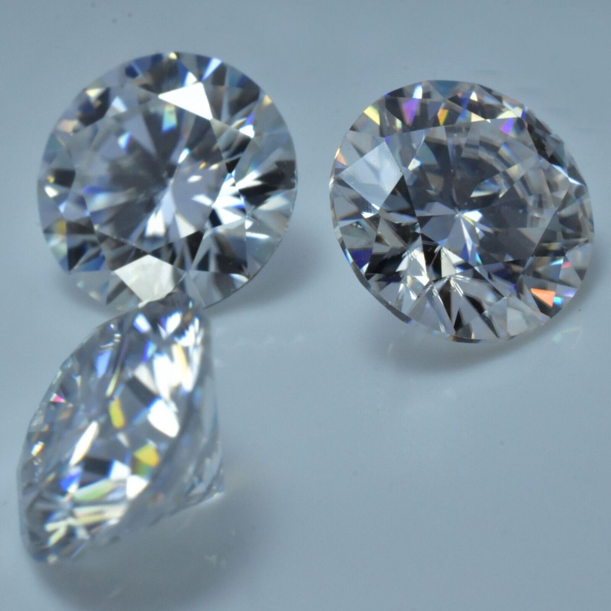 9 mm Synthetic Moissanite Loose VVSI D Color CERTIFIED Gemstone Round Cut