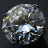 CERTIFIED 5 mm VVSI D Round Cut White Color Synthetic Moissanite Gemstone Top