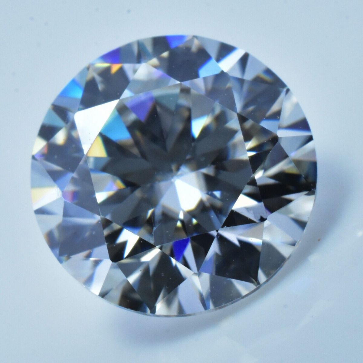2 mm Lot Synthetic Moissanite CERTIFIED Gemstone Top Round Cut VVSI Clarity