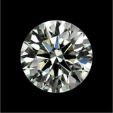 VVS1 DEF Color 7.5 mm Synthetic Moissanite Gemstone Certified Round Shape