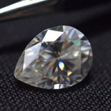 CERTIFIED Moissanite Pear Shape Loose Gemstone 13x9 MM VVS1 D Color 1 Pcs