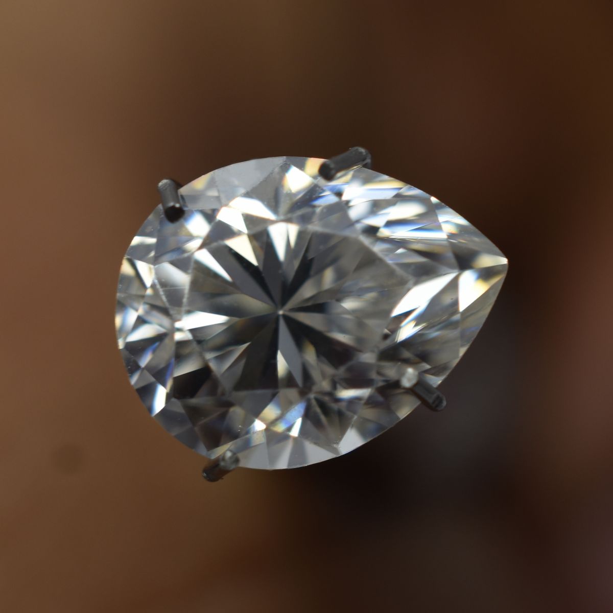 CERTIFIED 6.00 Carat Pear Shape Moissanite Loose Gemstone VVS1 D Color 1 Pcs