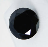 4.58 Ct Natural Black Moissanite Loose Gemstones Round Shape
