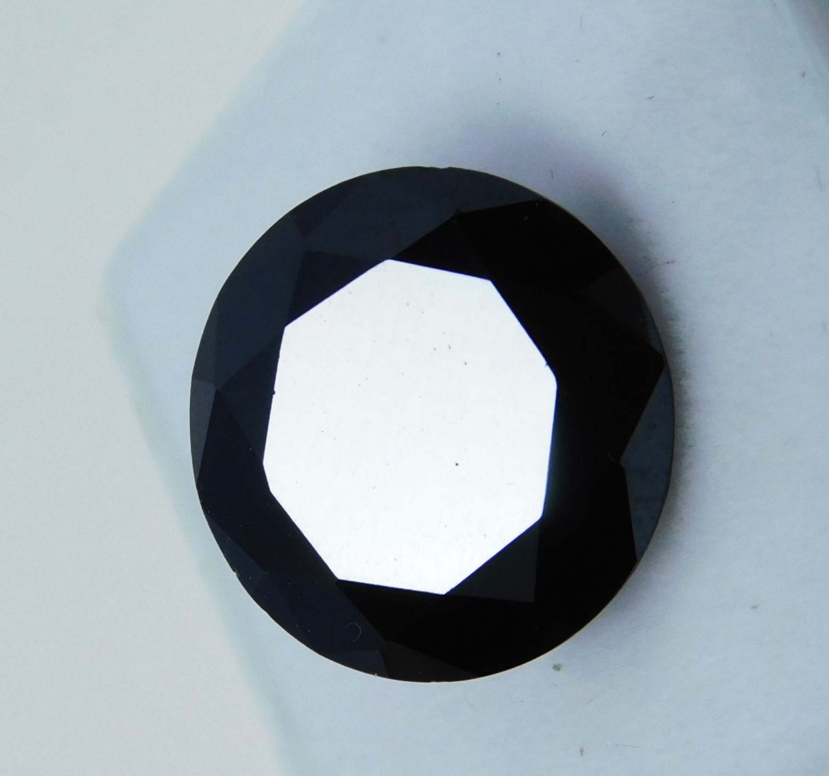 4.58 Ct Natural Black Moissanite Loose Gemstones Round Shape