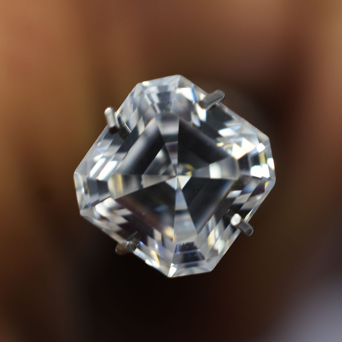 CERTIFIED 1.42 Ct Moissanite Pair Loose Gemstone 2 Pcs VVS1 D Color Square Cut