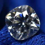 8.5 mm Cushion 1 Pcs Moissanite CERTIFIED VVS1 D Color 2.54 Ct Loose Gemstone