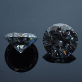 5 MM Moissanite Synthetic VVS1 CERTIFIED Wounderfull D White Round Cut Pair