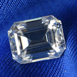 emerald cut moissanite loose gemstone pair jewelry use