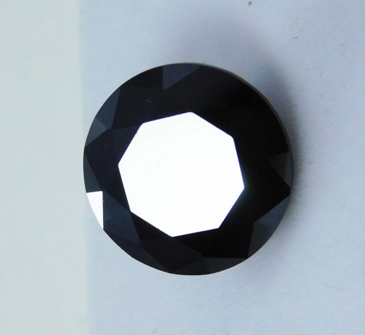 4.02 Ct Natural Black Moissanite Loose Gemstones Round Shape