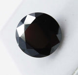 4.02 Ct Natural Black Moissanite Loose Gemstones Round Shape