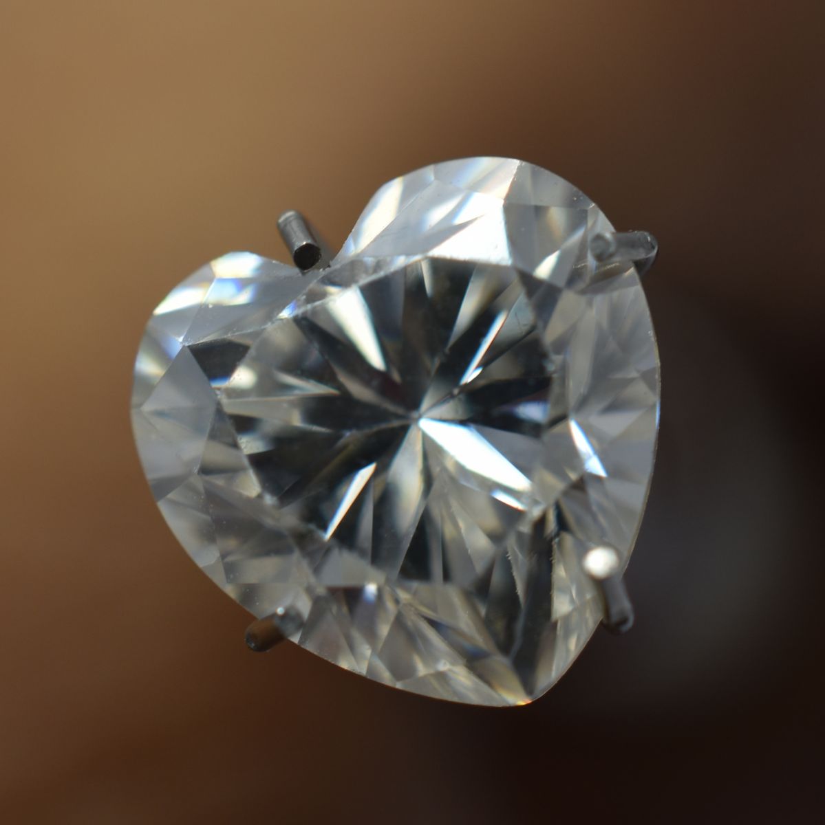 Heart Cut Moissanite 4.56 Carat  VVS1 D Color 11 mm CERTIFIED Loose Gemstone