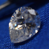 CERTIFIED 12.00 Carat Pear Cut Pair Moissanite Loose Gemstone VVS1 D Color 2 Pcs