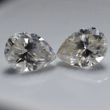 certified moissanite pair VVS1 D color