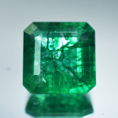 10.05 Ct Natural COLOMBIAN Green EMERALD Emerald Cut CERTIFIED Loose Gemstone