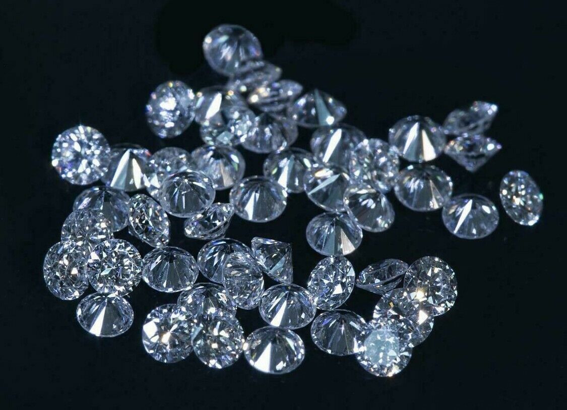 1.5 mm CVD Diamond SI1 DEF Color CVD/HPHT 300 PCS LOT Lab Grown Loose Gemstone