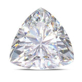 11x11 mm Trillion Shaped D-White Moissanite Gemstone VVS1 Clarity GRA CERTIFIED
