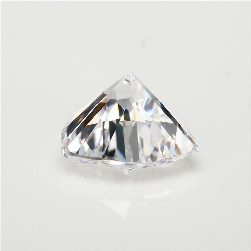 11x11 mm Trillion Shaped D-White Moissanite Gemstone VVS1 Clarity GRA CERTIFIED