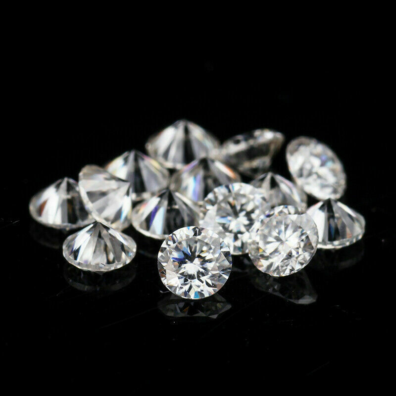 1.5 mm CVD Diamond DEF Color CVD/HPHT Lab Grown Loose Gemstones 300 PCS LOT