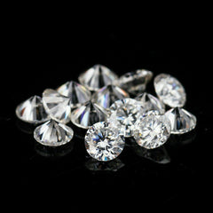 1.2 mm CVD Diamond DEF Color CVD/HPHT Lab Grown Loose Gemstones 100 PCS LOT