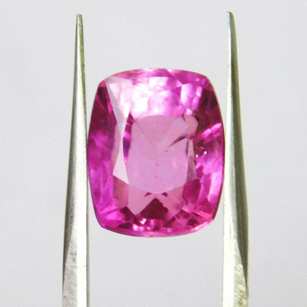 A+ Quality Natural Precious Pink Tourmaline Cushion Shape 7.30 Ct Loose Gemstone