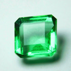 Natural Certified Green Peridot Square Shape 6.75 ct Loose Gemstone