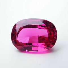 Natural Tourmaline CERTIFIED Loose Gemstone 7.85Ct Pink/Red (Rubellite) Oval Cut