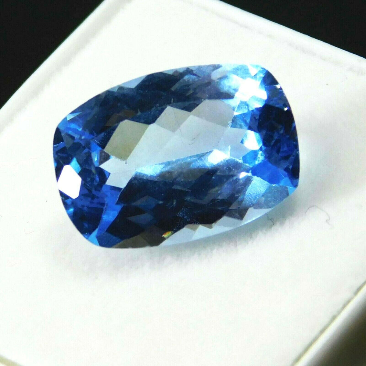 6 Ct Natural Cushion Shape Ocean Blue Aquamarine Certified Loose Gemstone A++