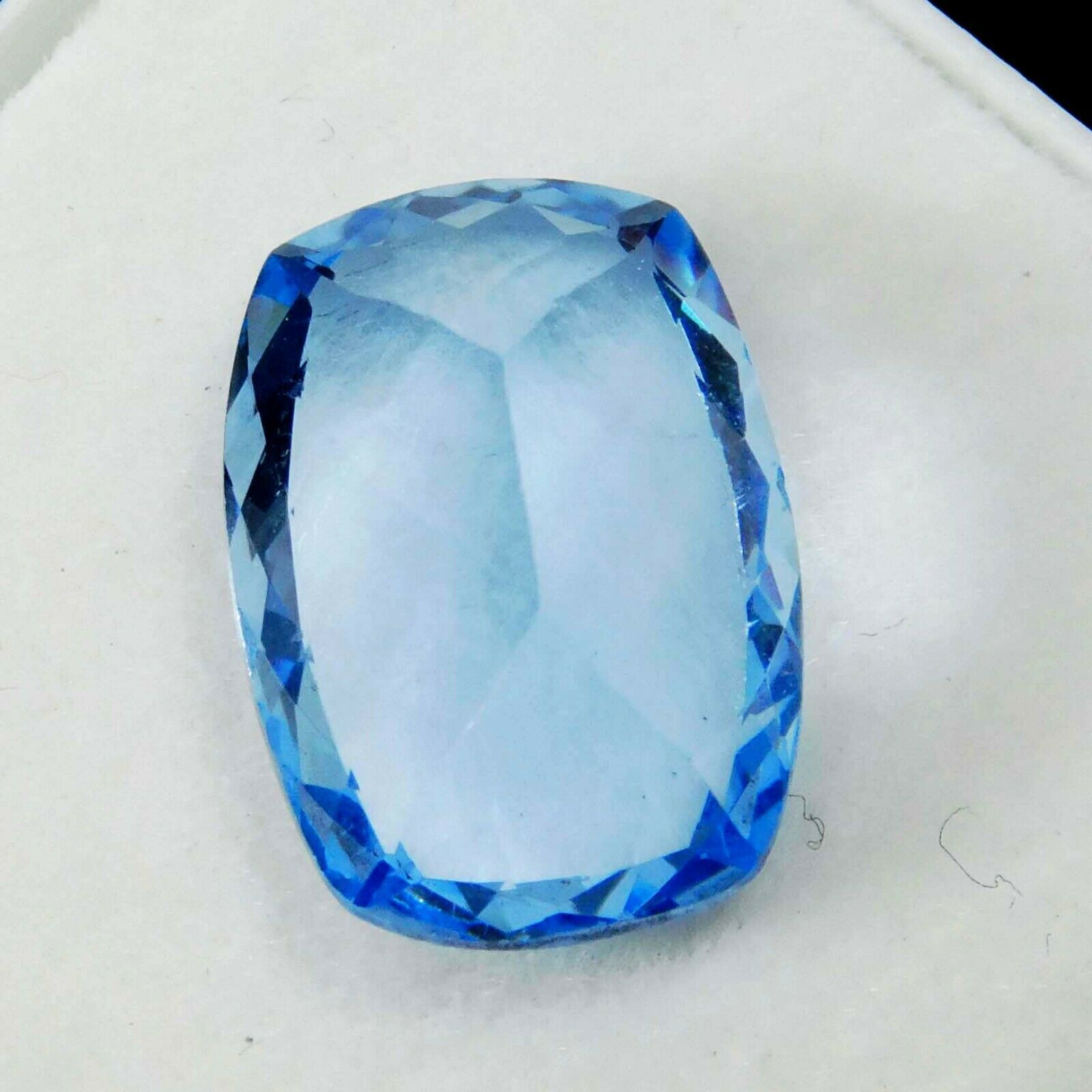 6 Ct Natural Cushion Shape Ocean Blue Aquamarine Certified Loose Gemstone A++