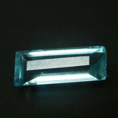 8.00 Ct Natural Aquamarine Blue Rare Baguette Shape Certified Loose Gemstone A++